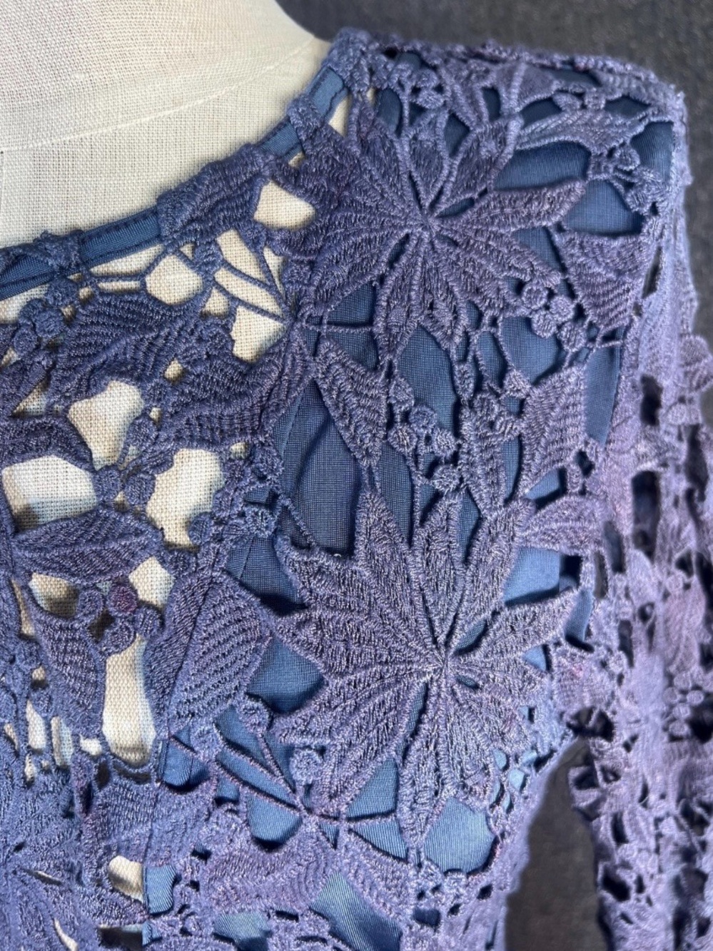 Sky crochet dress